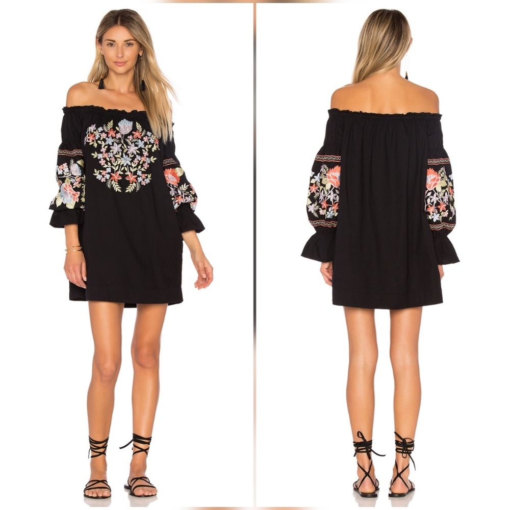 Free People Fleur De Jour Off the Shoulder Dress - Picture 3 of 8